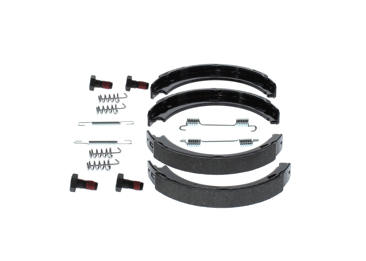 BOSCH 0 986 487 543 - Bremsbackensatz, Feststellbremse