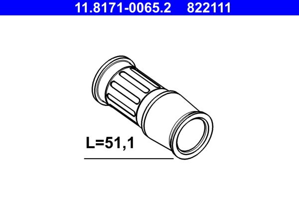 ATE 11.8171-0065.2 - Führungshülse, Bremssattel