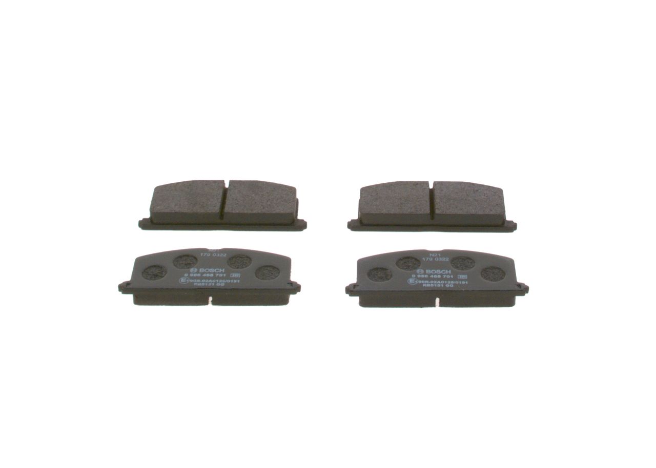 BOSCH 0 986 468 701 - Bremsbelagsatz, Scheibenbremse