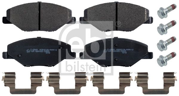 FEBI BILSTEIN 171000 - Bremsbelagsatz, Scheibenbremse