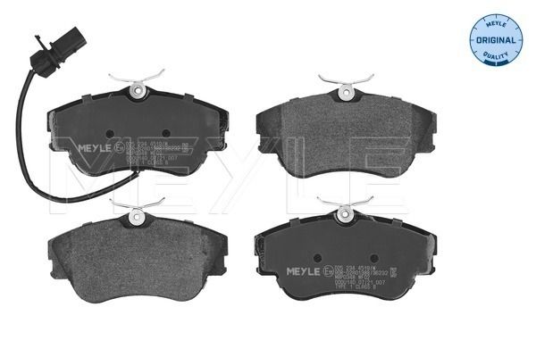 MEYLE 025 234 4519/W - Bremsbelagsatz, Scheibenbremse