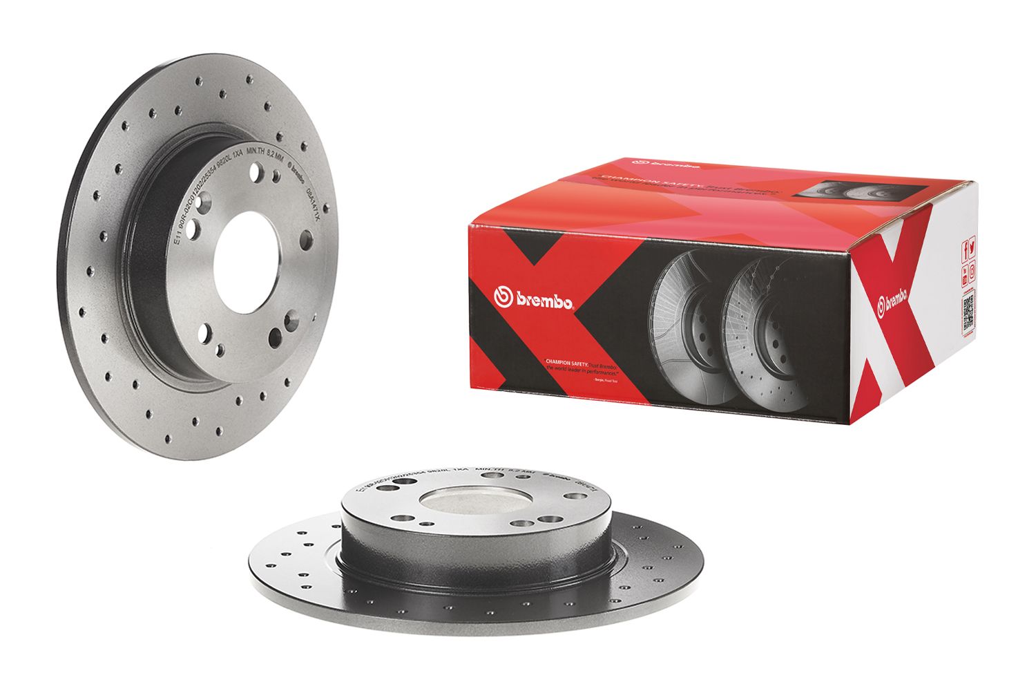 BREMBO 08.A147.1X - Bremsscheibe