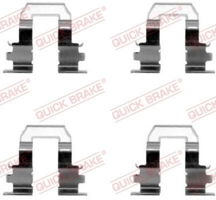 QUICK BRAKE 109-1255 - Zubehörsatz, Scheibenbremsbelag