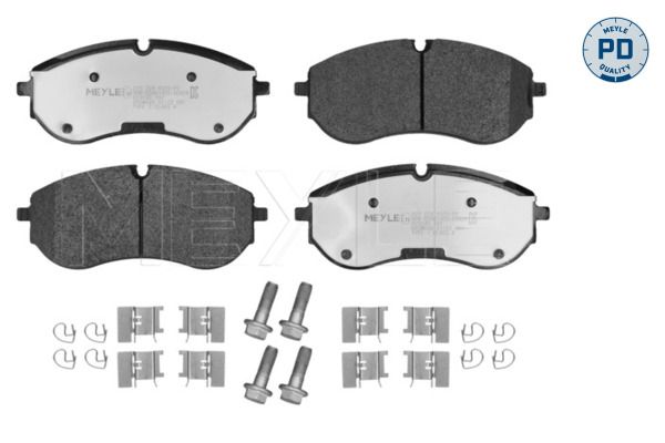 MEYLE 025 224 9320/PD - Bremsbelagsatz, Scheibenbremse