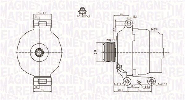 MAGNETI MARELLI 063731639010 - Generator