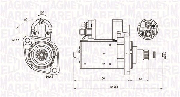 MAGNETI MARELLI 063720619010 - Starter