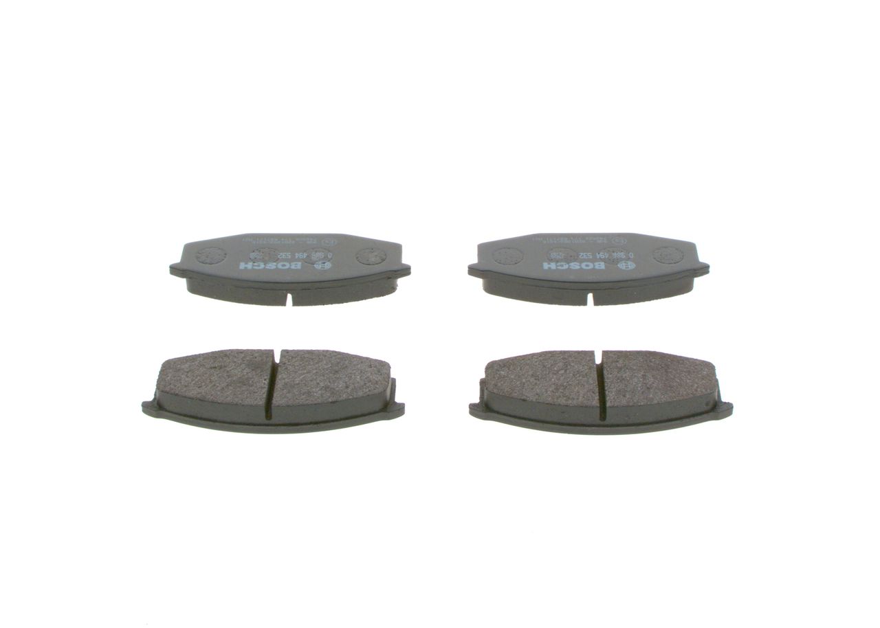 BOSCH 0 986 494 532 - Bremsbelagsatz, Scheibenbremse