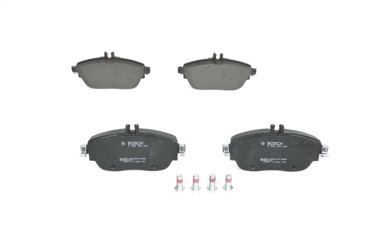 BOSCH 0 986 494 937 - Bremsbelagsatz, Scheibenbremse