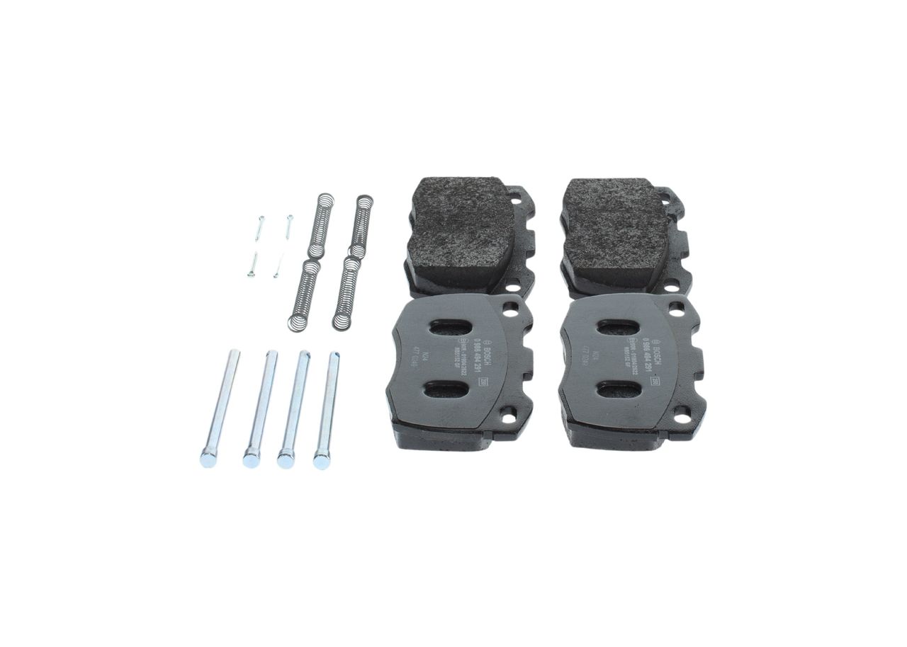 BOSCH 0 986 494 291 - Bremsbelagsatz, Scheibenbremse