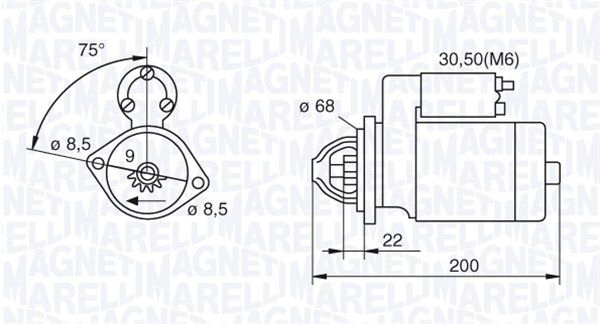 MAGNETI MARELLI 063521074920 - Starter