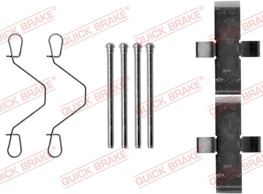 QUICK BRAKE 109-1138 - Zubehörsatz, Scheibenbremsbelag