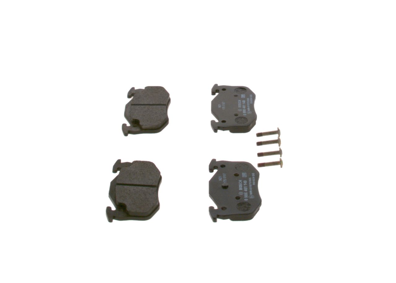 BOSCH 0 986 461 149 - Bremsbelagsatz, Scheibenbremse