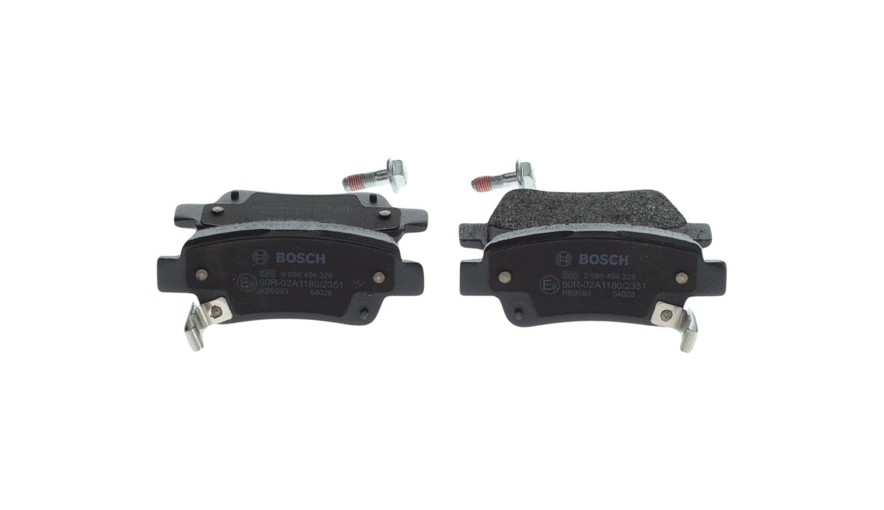 BOSCH 0 986 494 329 - Bremsbelagsatz, Scheibenbremse