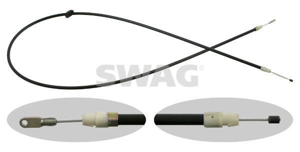 SWAG 10 91 8122 - Seilzug, Feststellbremse