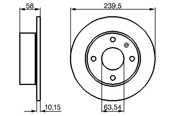 BOSCH 0 986 478 072 - Bremsscheibe