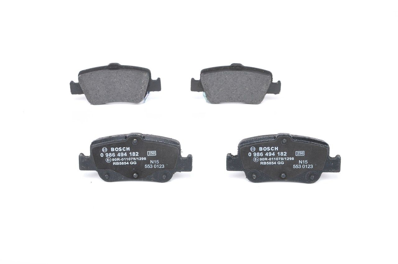 BOSCH 0 986 494 182 - Bremsbelagsatz, Scheibenbremse