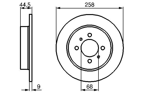 BOSCH 0 986 478 836 - Bremsscheibe