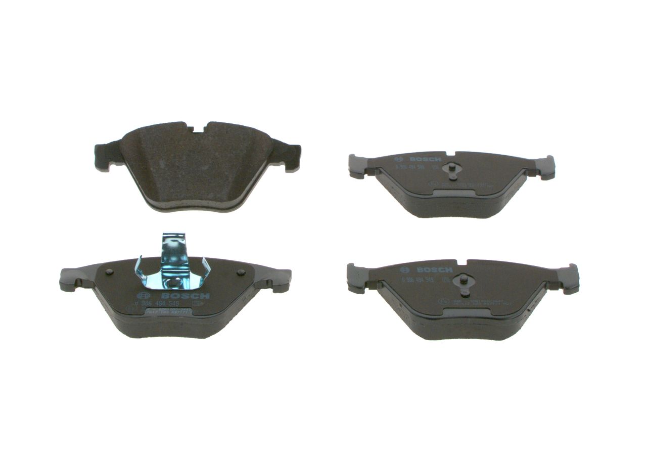 BOSCH 0 986 494 549 - Bremsbelagsatz, Scheibenbremse