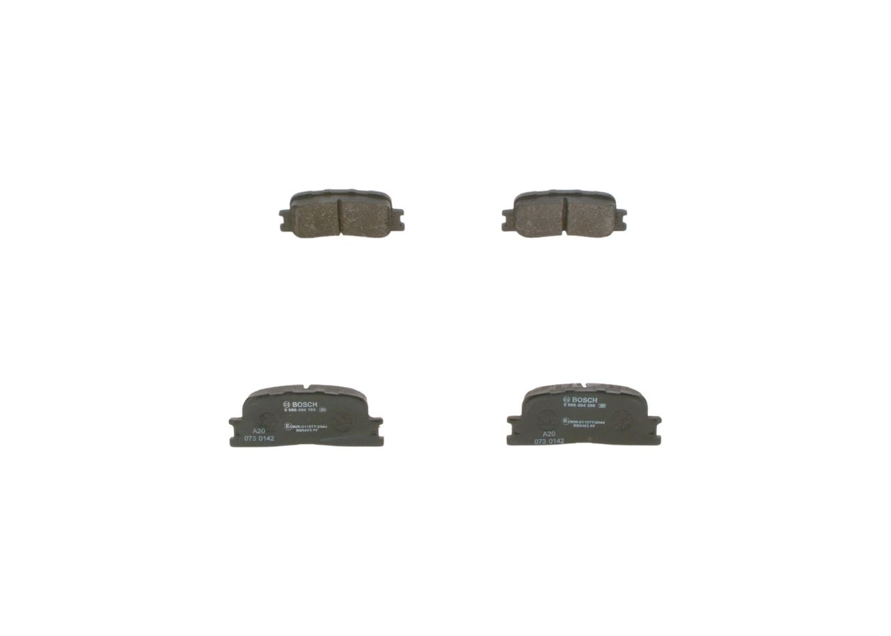BOSCH 0 986 494 359 - Bremsbelagsatz, Scheibenbremse