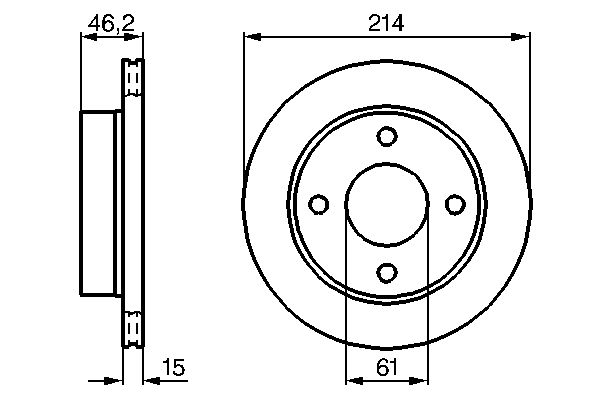 BOSCH 0 986 478 637 - Bremsscheibe