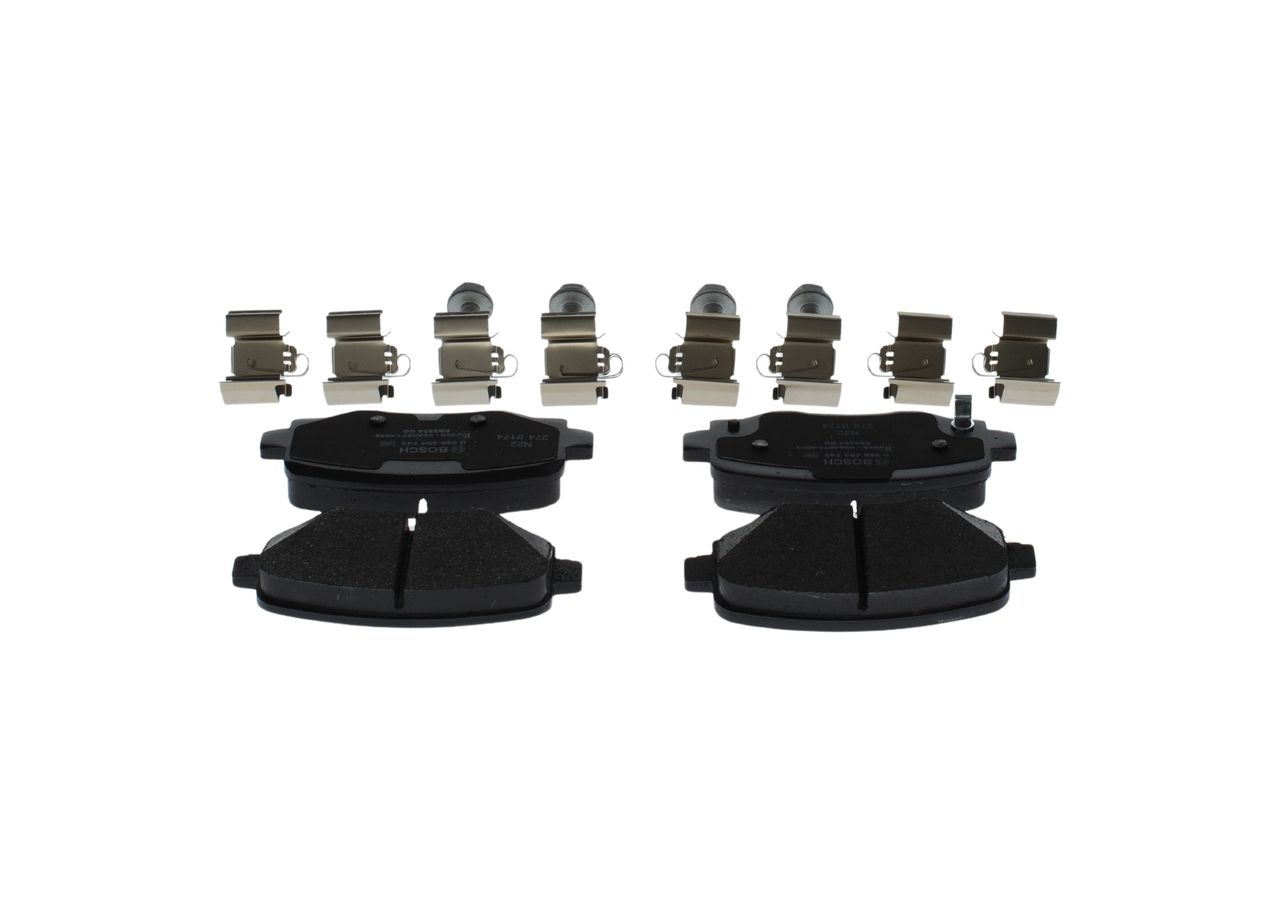 BOSCH 0 986 494 745 - Bremsbelagsatz, Scheibenbremse