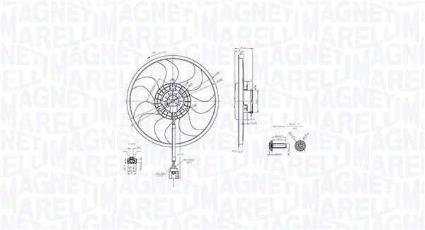 MAGNETI MARELLI 069422889010 - Lüfter, Motorkühlung