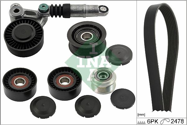 Schaeffler INA 529 0520 20 - Keilrippenriemensatz