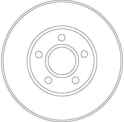 TRW DF4277 - Bremsscheibe