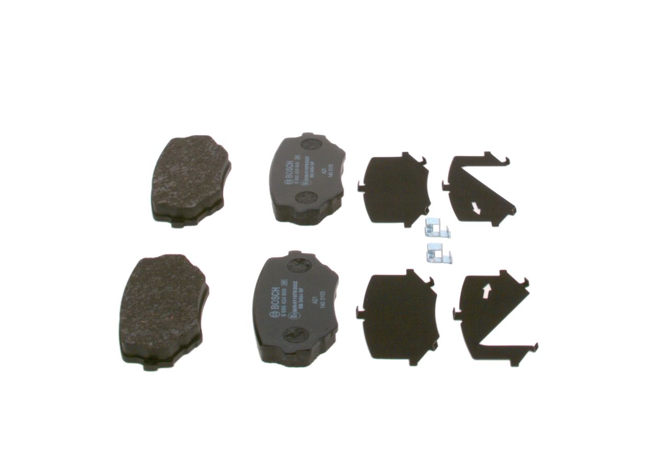 BOSCH 0 986 424 658 - Bremsbelagsatz, Scheibenbremse