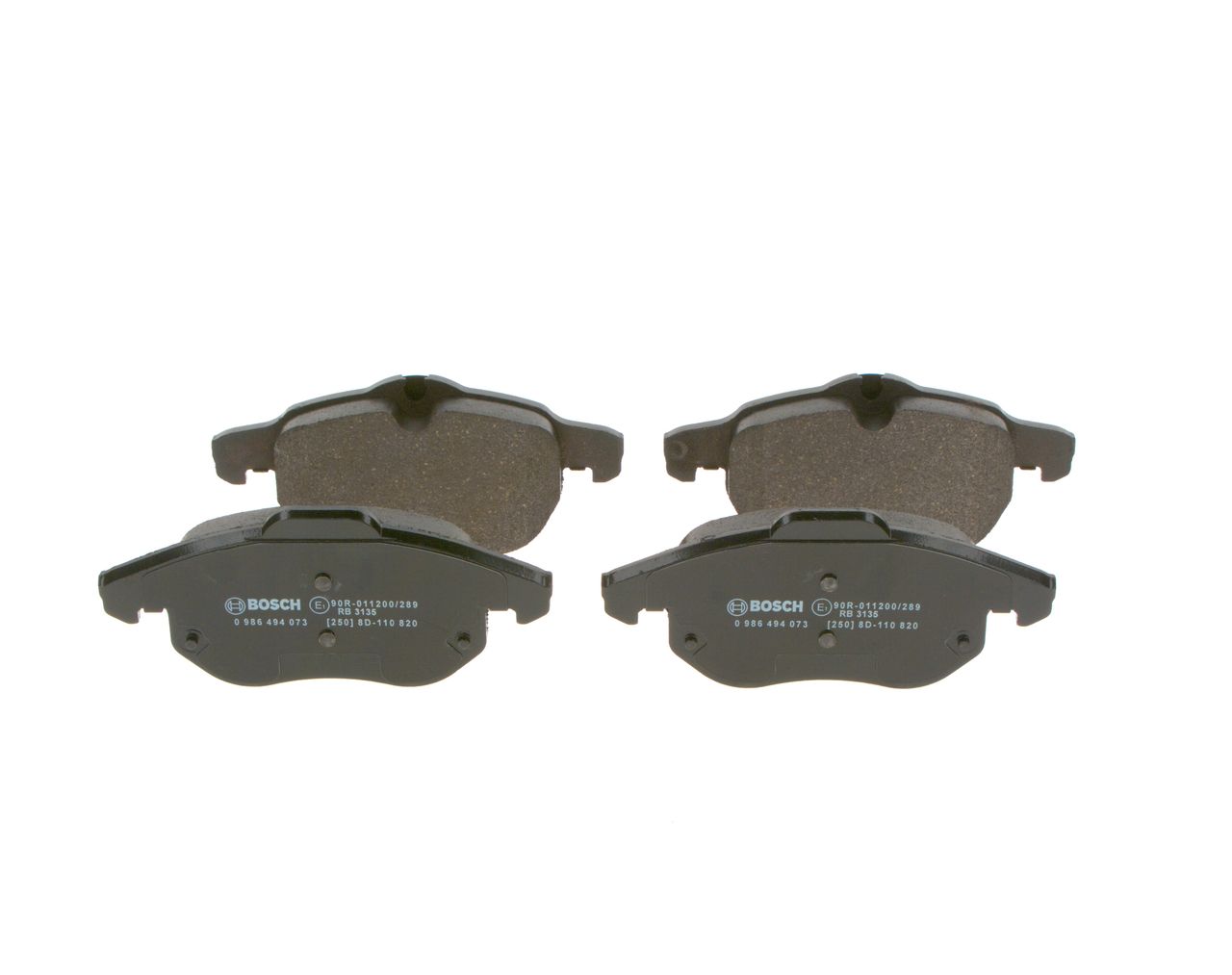 BOSCH 0 986 494 073 - Bremsbelagsatz, Scheibenbremse