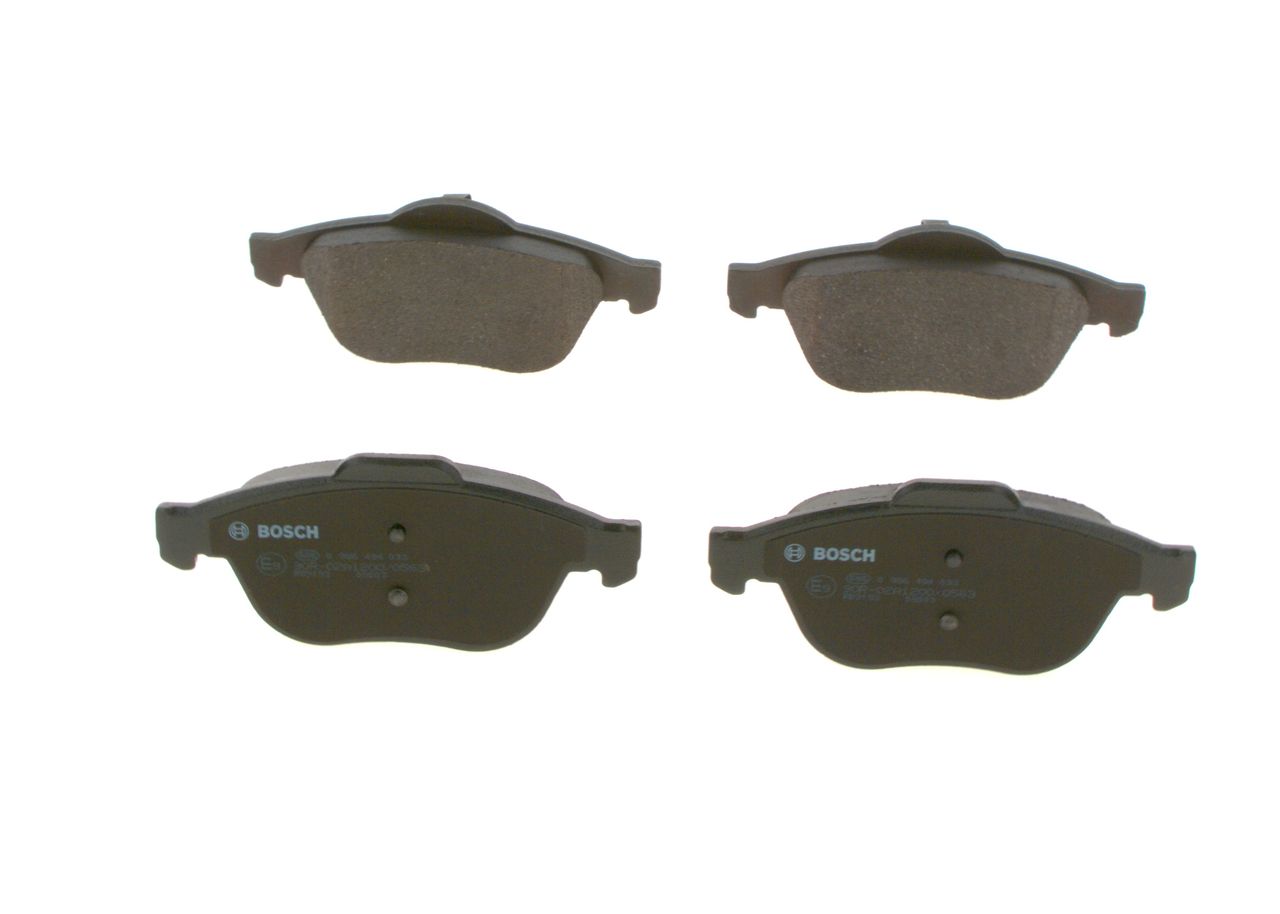 BOSCH 0 986 494 033 - Bremsbelagsatz, Scheibenbremse