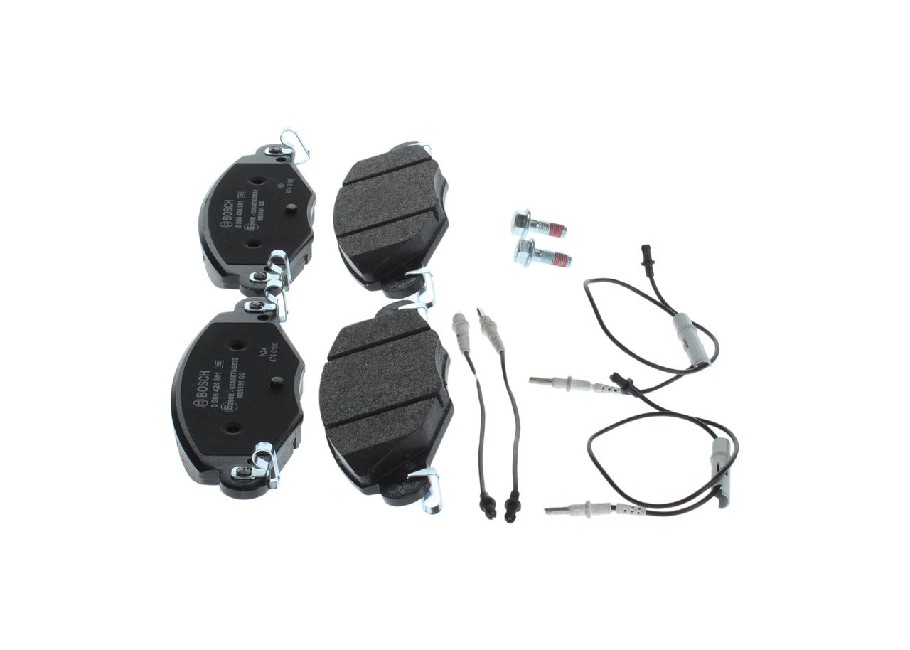 BOSCH 0 986 424 581 - Bremsbelagsatz, Scheibenbremse