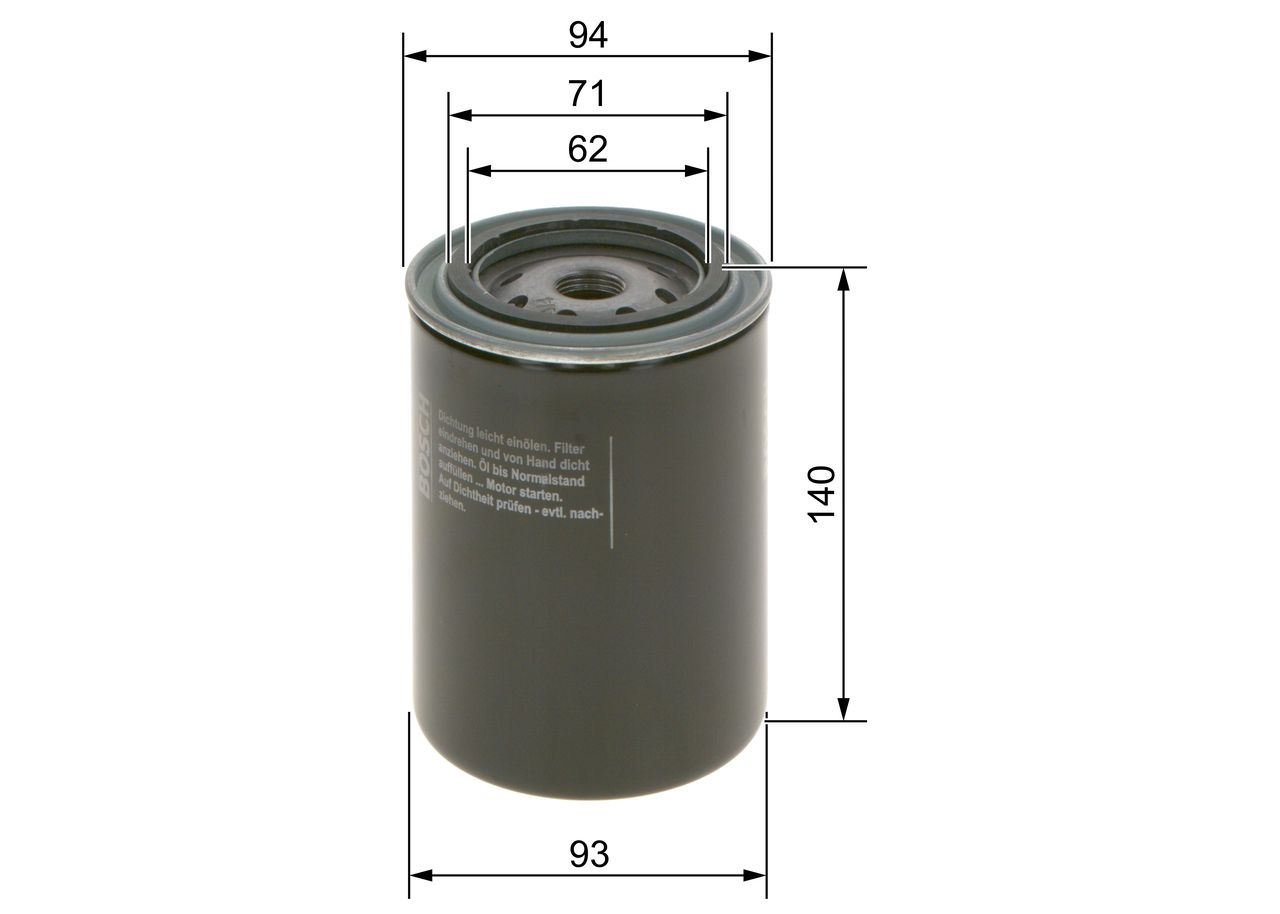 BOSCH 0 451 104 065 - Ölfilter