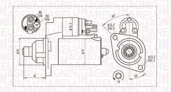 MAGNETI MARELLI 063721323010 - Starter
