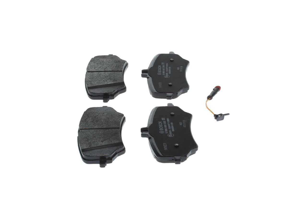 BOSCH 0 986 460 255 - Bremsbelagsatz, Scheibenbremse