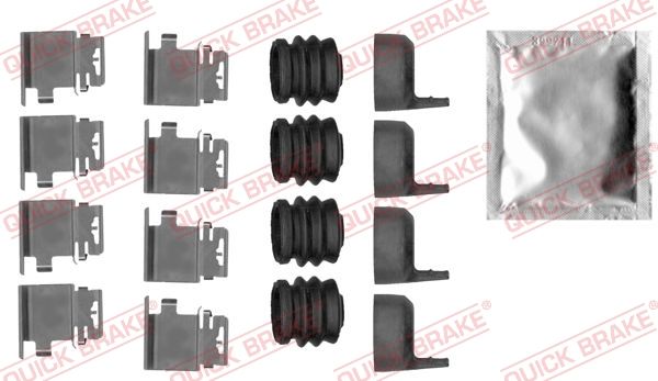 QUICK BRAKE 109-0036 - Zubehörsatz, Scheibenbremsbelag