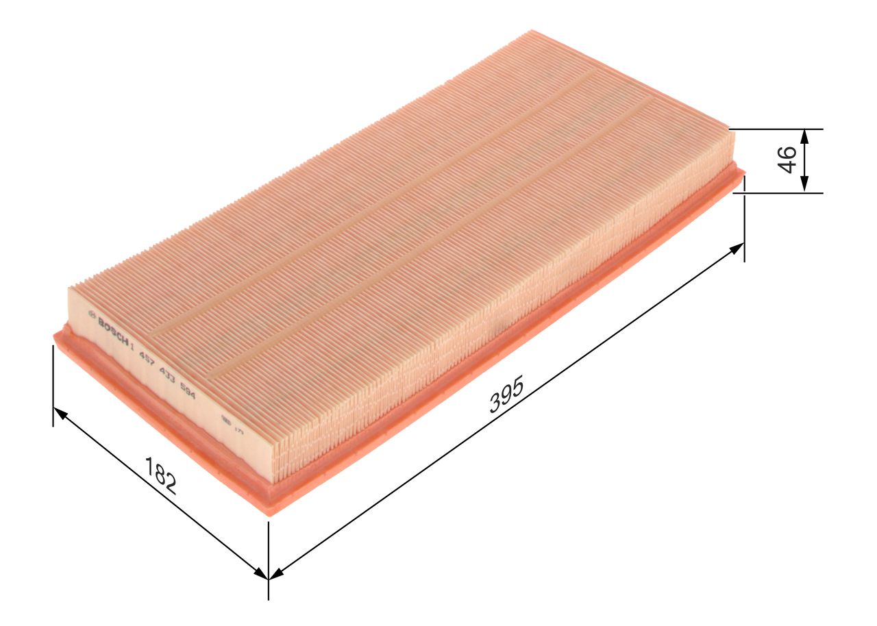 BOSCH 1 457 433 594 - Luftfilter
