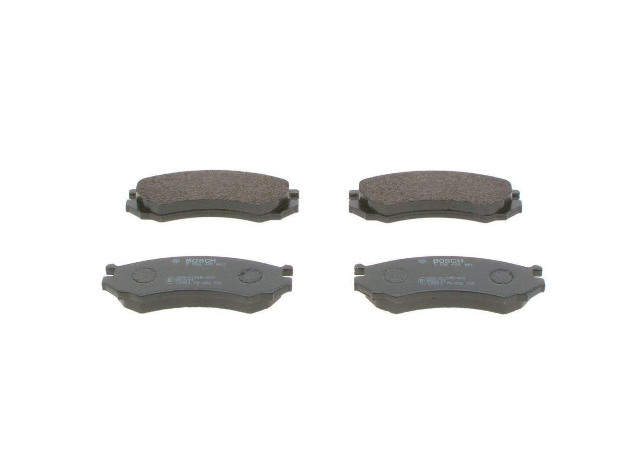 BOSCH 0 986 460 981 - Bremsbelagsatz, Scheibenbremse