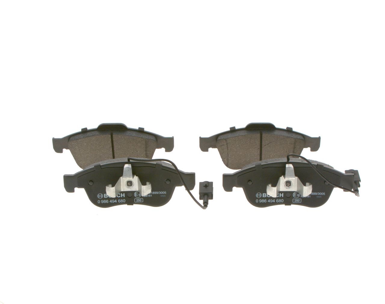 BOSCH 0 986 494 680 - Bremsbelagsatz, Scheibenbremse