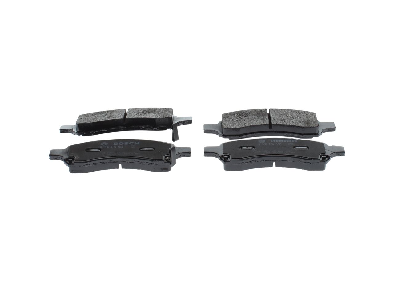BOSCH 0 986 494 966 - Bremsbelagsatz, Scheibenbremse