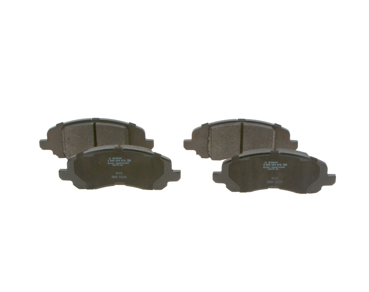 BOSCH 0 986 494 575 - Bremsbelagsatz, Scheibenbremse