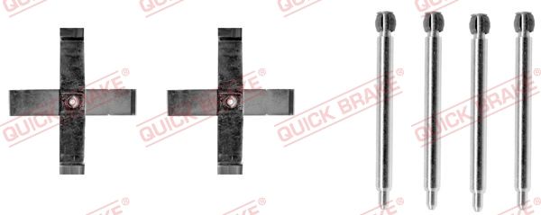 QUICK BRAKE 109-1271 - Zubehörsatz, Scheibenbremsbelag