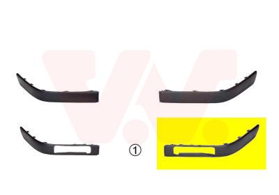 VAN WEZEL 0322583 - Zier-/Schutzleiste, Stoßfänger