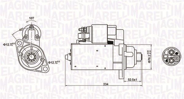 MAGNETI MARELLI 063721200010 - Starter