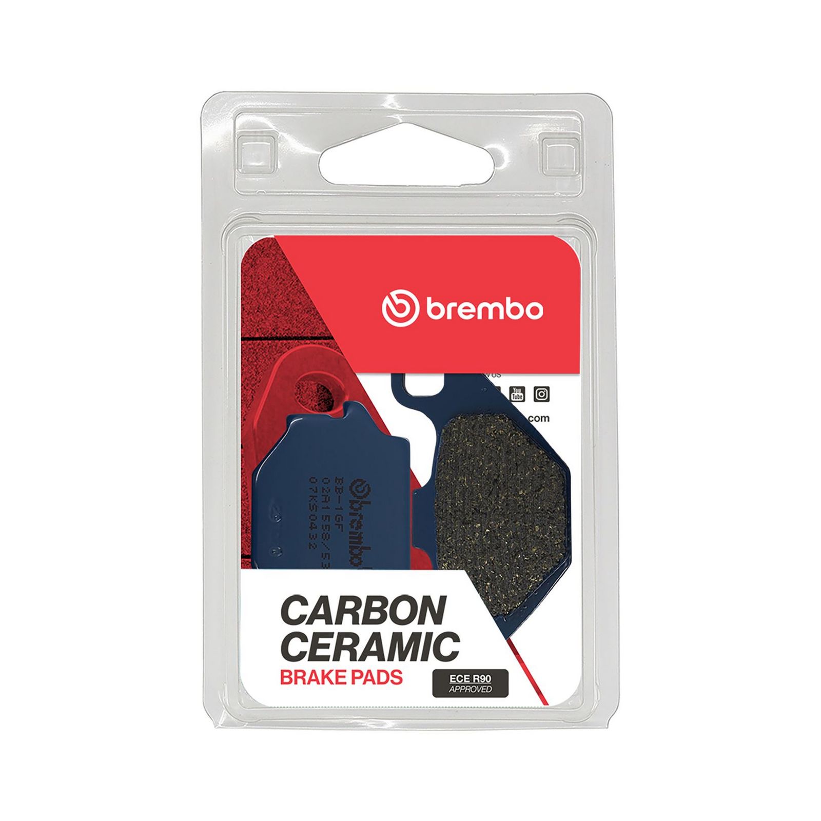 BREMBO 07KS0432 - Bremsbelagsatz, Scheibenbremse
