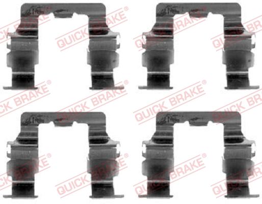 QUICK BRAKE 109-1082 - Zubehörsatz, Scheibenbremsbelag