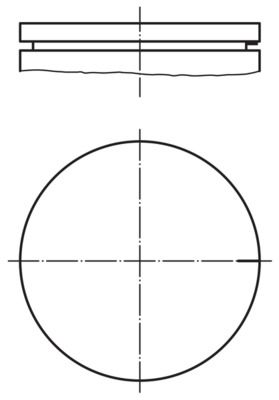 MAHLE 021 03 00 - Kolben