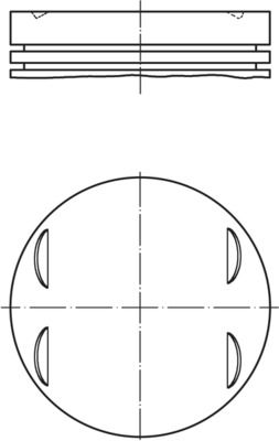MAHLE 002 75 00 - Kolben