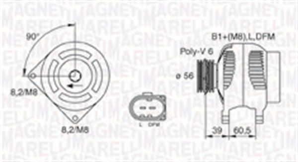 MAGNETI MARELLI 063731446010 - Generator
