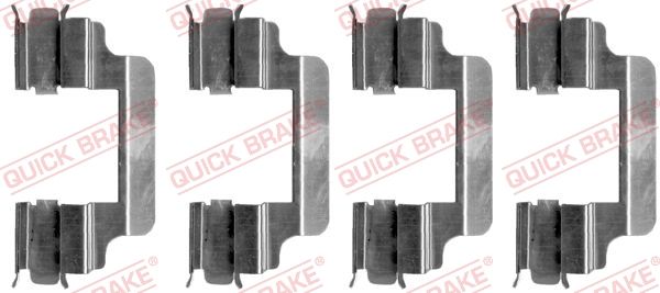QUICK BRAKE 109-1231 - Zubehörsatz, Scheibenbremsbelag